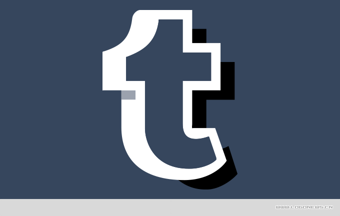 著名轻博客tumblr更新logo图标