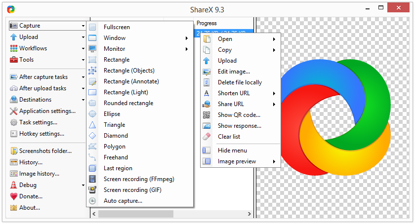 ShareX screenshot