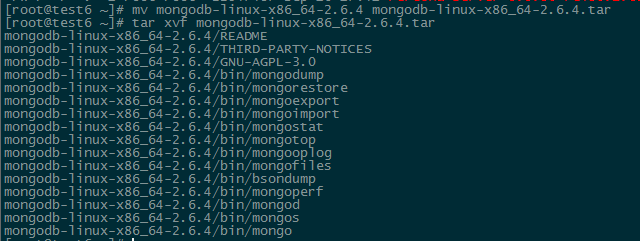 Linux系统下MongoDB的简单安装与基本操作 -