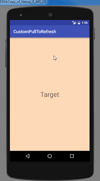 android实现支持所有view的通用的下拉刷新控件