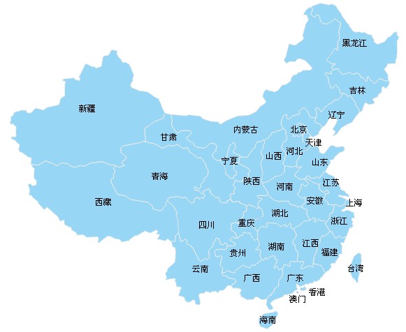 raphael.js绘制中国地图 地图绘制方法 - PHPER