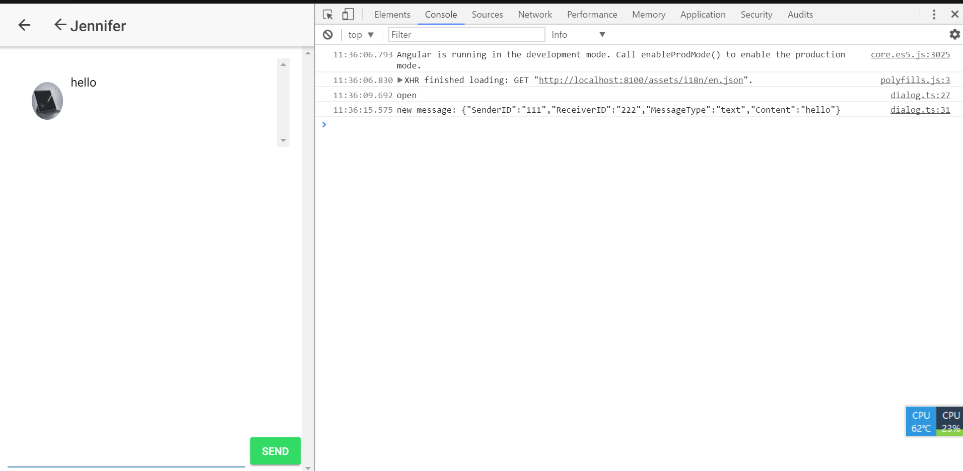 netcore websocket即时通讯示例